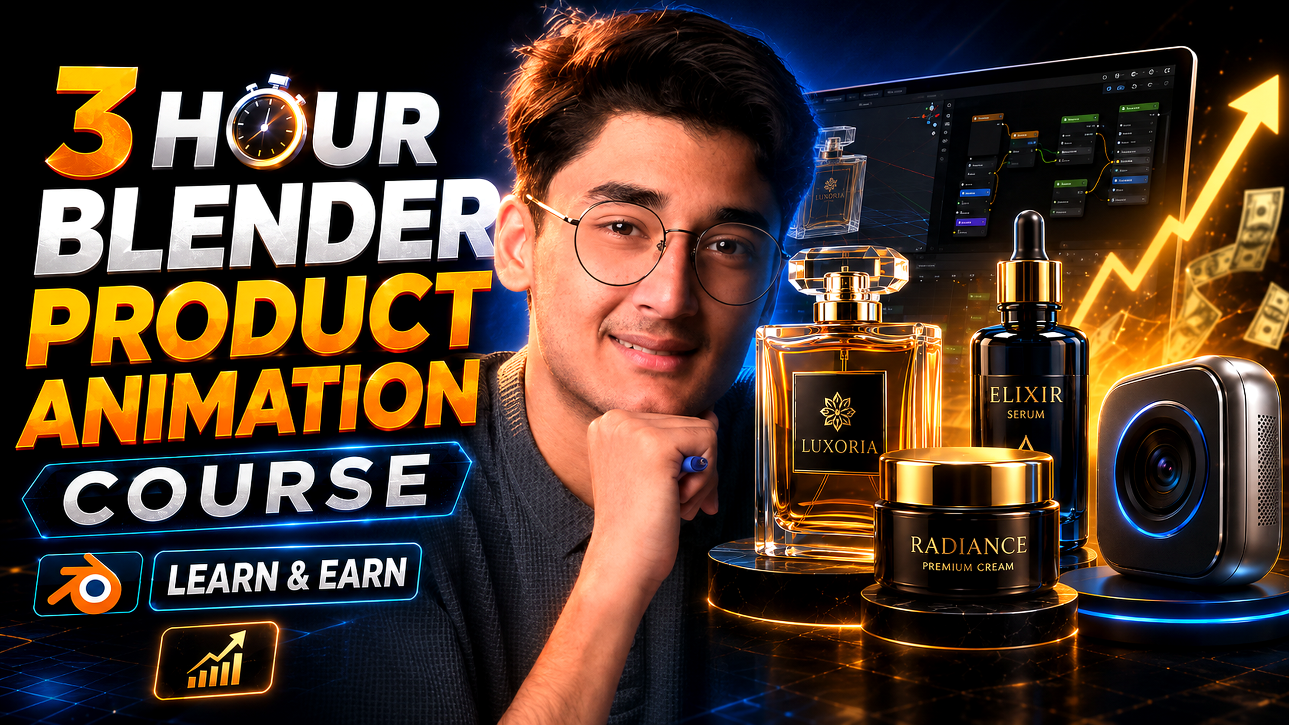 3D Product Animation In Blender Full Course by Ahad